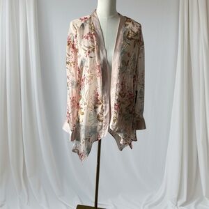Floral Open Front Kimono